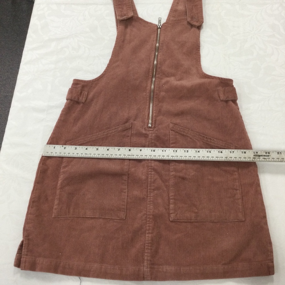 Wild Fable Brown Corduroy Jumpsuit with Bib Front - Picture 6 of 10